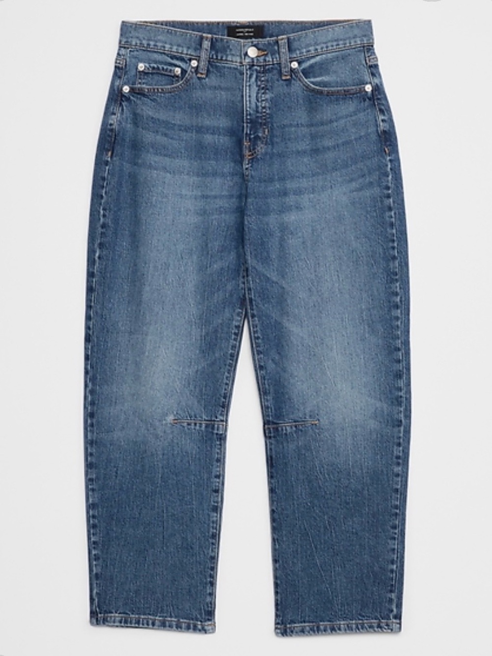 Banana Republic Barrel-leg Jeans in Medium Blue Washwell